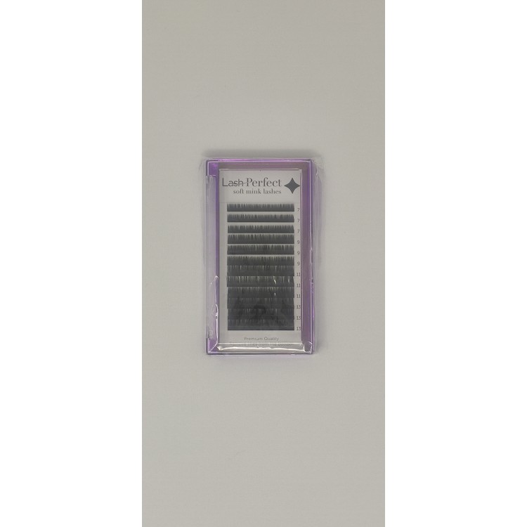 Lash perfect soft mink - B curl 0.20 Odd - Cils individuels en barette - Tailles multiple dans une boîte (7/9/11/13 mm) Lash perfect soft mink - B curl 0.20 Odd - Cils individuels en barette - Tailles multiple dans une boîte (7/9/11/13 mm)