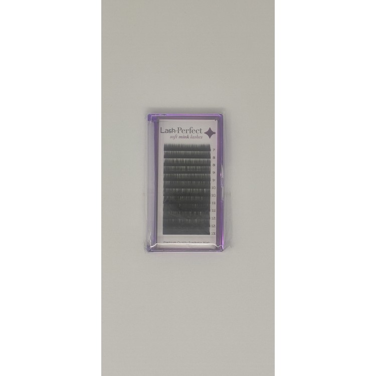 Lash perfect soft mink - B curl 0.20 - Cils individuels en barette - Tailles multiple dans une boîte (7 à 13 mm) Lash perfect soft mink - B curl 0.20 - Cils individuels en barette - Tailles multiple dans une boîte (7 à 13 mm)