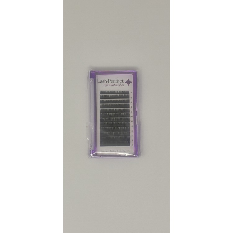 Lash perfect soft mink - CC curl 0.20 - Cils individuels en barette - Tailles multiple dans une boîte (7 à 13 mm) Lash perfect soft mink - CC curl 0.20 - Cils individuels en barette - Tailles multiple dans une boîte (7 à 13 mm)