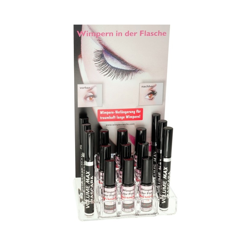 Wimpernwelle presentoire Cils en Flacon Wimpernwelle presentoire Cils en Flacon